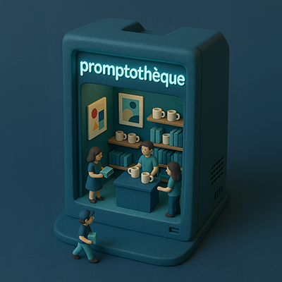 Diorama de boutique miniature de marque